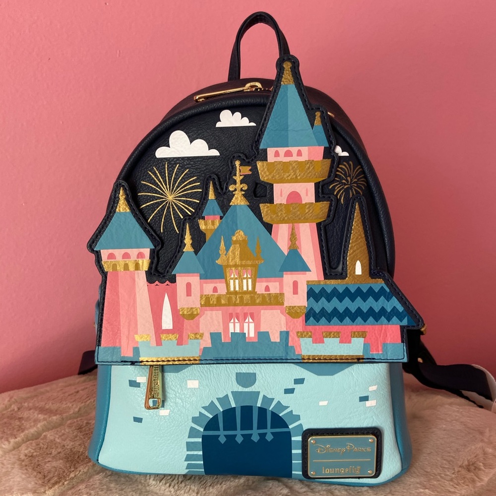 Loungefly Disneyland castle backpack